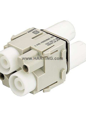 HARTING浩亭 09140023123 40A 1.5-10mm 2芯高电压Han?HV 母模块