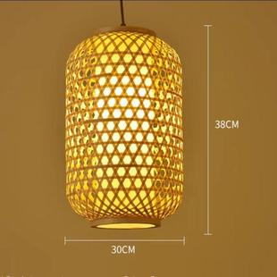 复古灯笼 Bamboo 中式 户外吊灯 lantern 灯笼 竹编灯笼