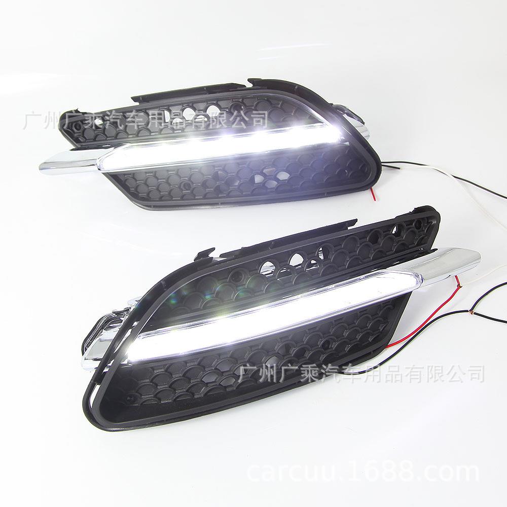 适用08-10奔驰C级W204 AMG日行灯 奔驰W204运动版日行灯