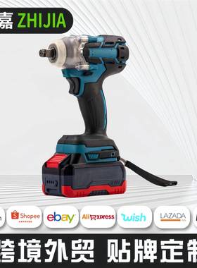牧田款无刷锂电冲击扳手DTW285/300/004款架子工电动扳手套装跨境