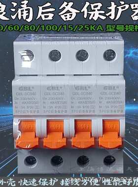 奇皮尔GBL-SCB20/40/60/80/100/15KA浪涌后备保护器开关防雷器