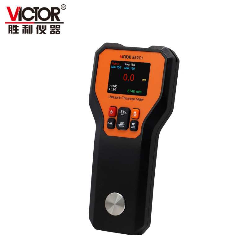 胜利VC852C+测厚仪金属钢板玻璃陶瓷树脂厚度测量仪