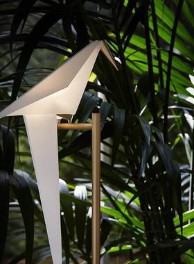 灯落地灯tghLi设计师卧室装饰小鸟荷兰客厅Perch千纸鹤书房创意