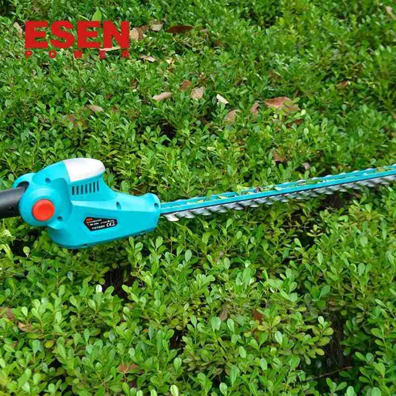 ESEN充电式电动绿篱机锂电池修剪机高枝修枝机电动篱笆剪刀