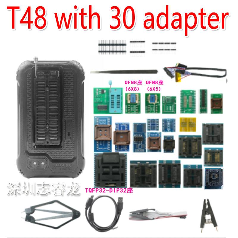 T48 TL866II升级USB编程器笔记本路由BGA液晶主板bios 30件套