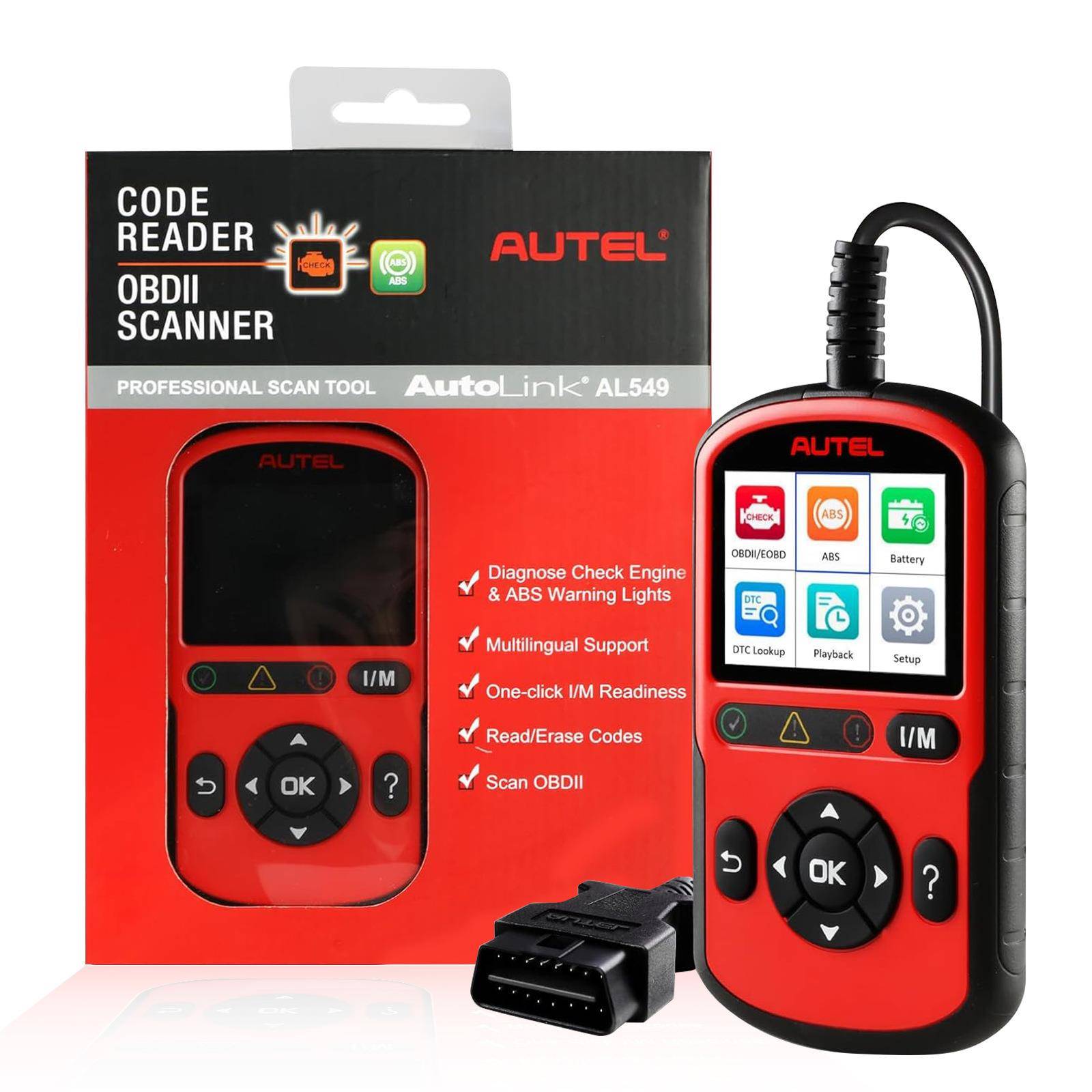 道通新款AL549 OBD II汽车故障诊断仪OBD2读码卡 分析仪解码器