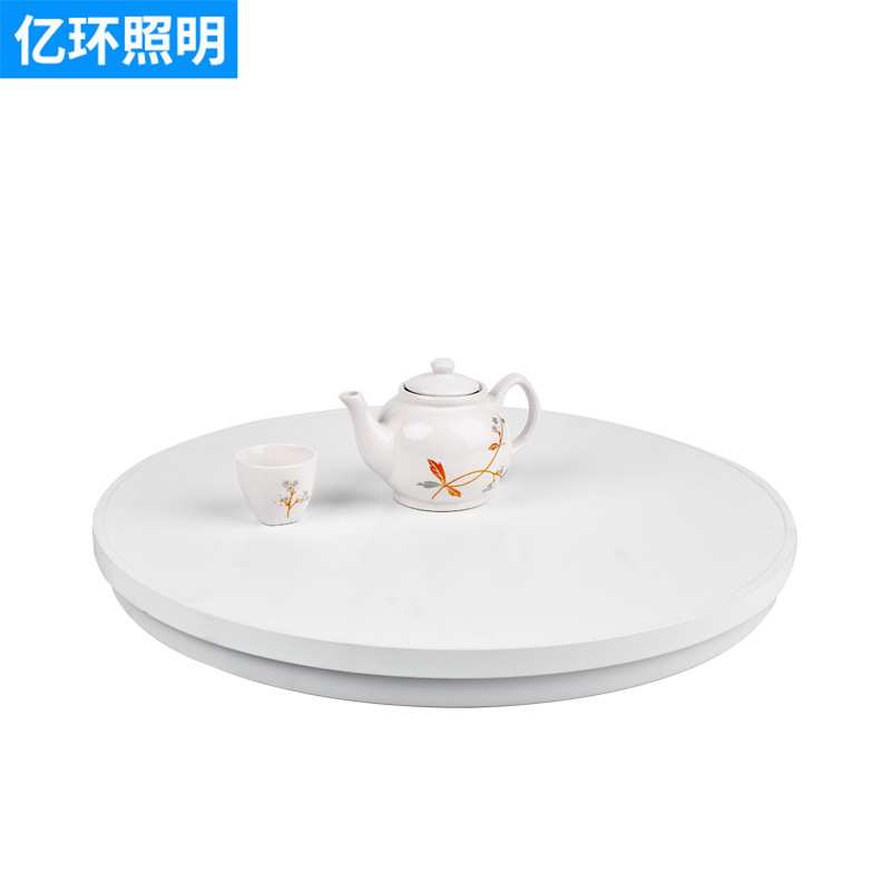 餐桌玻璃电动转盘塑料展示台 360度电动转盘摄影转动器模特转动盘