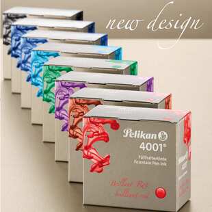 Pelikan德国百利金墨水4001钢笔水彩墨62.5ml大瓶墨水非碳素