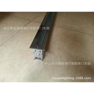 供应LED单颗大功率18w 24w不锈钢面宽80mm高95mm长条地埋灯外壳