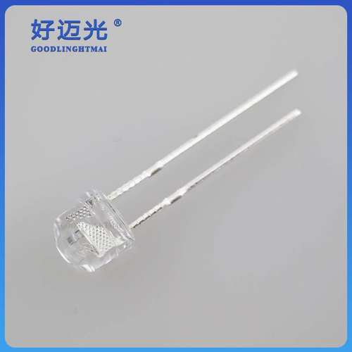 LEDF5草帽七彩快闪 慢闪灯珠RGB自动渐变色爆闪发光二极管 灯泡仔