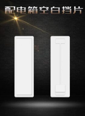 片挡Z3箱1P空白 填充件强电箱空45配电箱白板P板回路塑料0C挡板