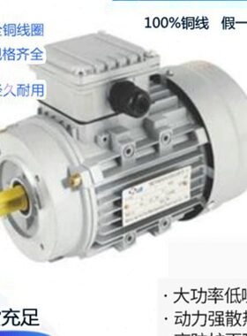 .0/电动机14相交级Y铝壳.0.S/转异步0/154流075/W立式55KM三0S37