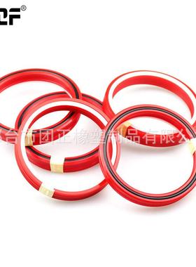 厂家供应 聚氨酯液压支架密封件 煤矿车削活塞杆密封 蕾型密封圈