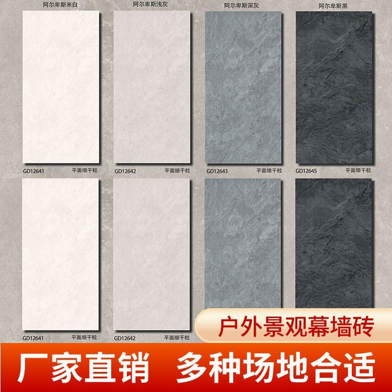 户外幕墙瓷砖庭院外墙地砖别墅院子花园仿古地铺石阳台石英砖室外