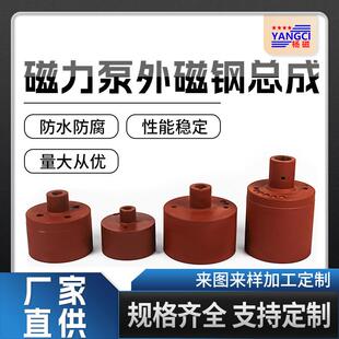 化工离心风机增压泵无泄漏磁传动磁力驱动泵及配件铸钢外磁钢总成