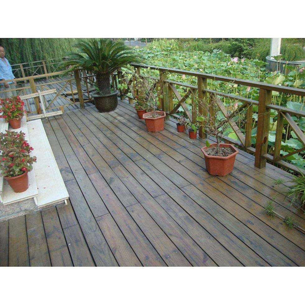 防腐木栅栏围栏菜园花园碳化木河道绿化带篱笆木栏杆护栏围墙庭院