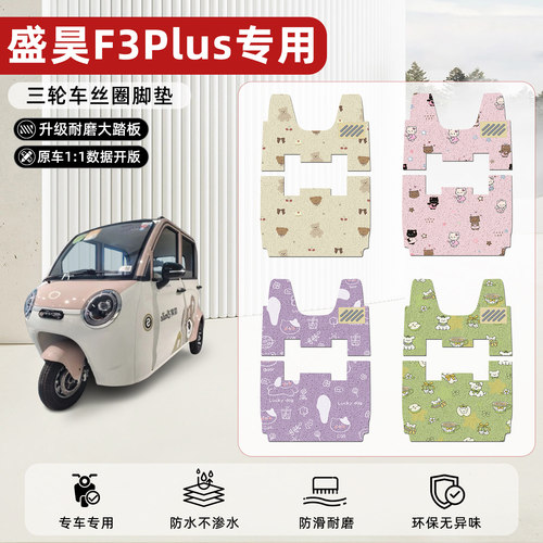 适用【盛昊F3Plus】丝圈脚垫