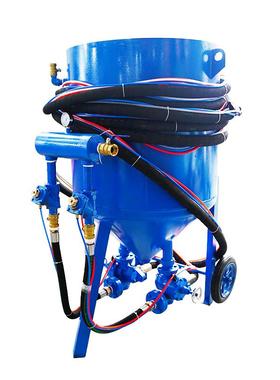 厂家供应移动开放式600升便携式双枪喷砂机CL-109P-2C