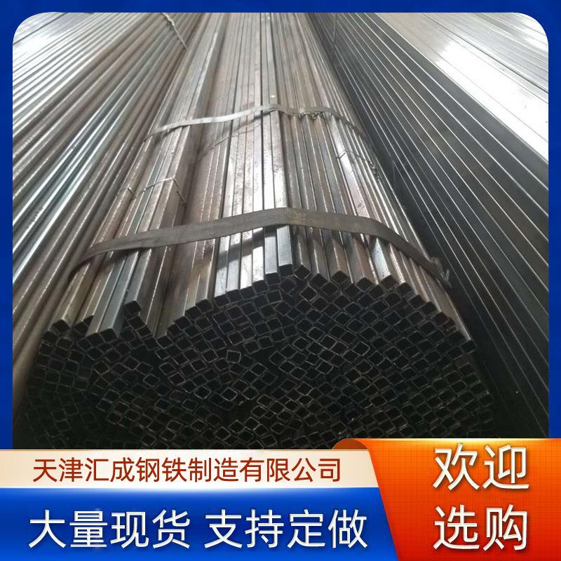现货供应q235b/q195黑退方管大小口径直缝焊接家具管黑退方矩管