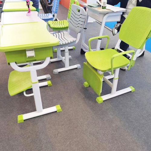 中小学生学校教室午休课桌椅ABBS塑料培训班补习室可升降躺睡桌椅