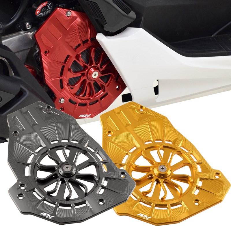 适用本田AcDV160改装水箱保护盖 adv150水箱散热罩 铝合金改装配