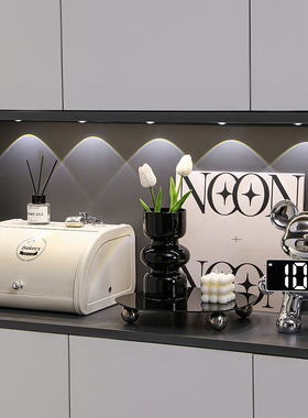 轻奢入户玄关摆件客m厅家居装饰品电视酒柜餐边柜钥匙收纳高档软