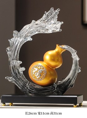 入户玄关风生水起竖高摆件现代客厅壁龛I电视柜摆设轻奢高档装饰