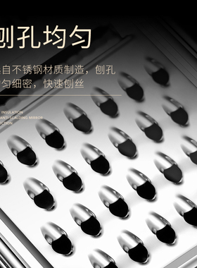 不锈钢刨刀刮皮刀土豆刨丝擦丝多功能切片削皮器磨泥器切菜神器