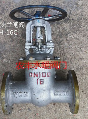 铸钢法兰闸阀Z41H-16 水闸阀开关 DN50 DN80 DN100