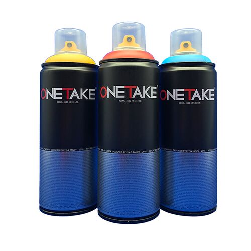 onetake/OT专业涂鸦手绘艺术壁画手摇自喷漆400毫升132色闪电发货