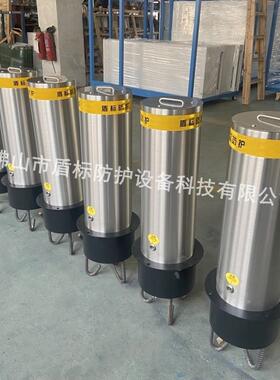 应急通道使用频率不高可装拆卸型立柱阻挡车辆 紧急情况移动路柱