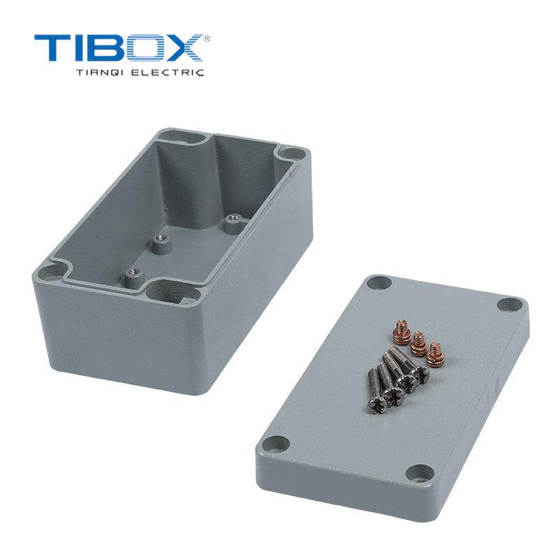 TIBOX厂家直销户外防水铸铝盒115*65*55轨道交通接线盒IP66