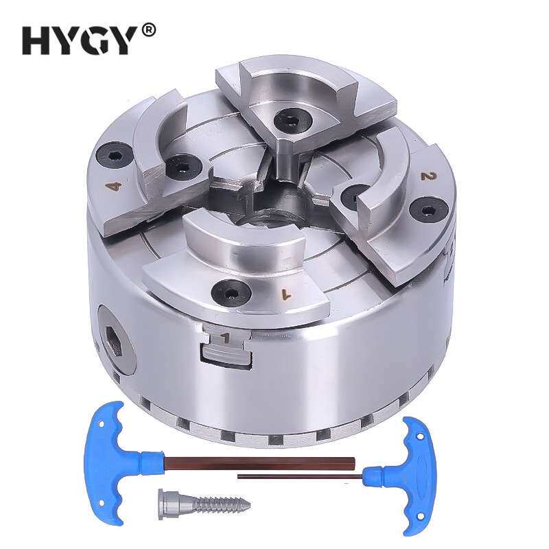 木工卡盘KP96-1x8“TPI螺纹 3.75寸四爪卡盘 M33/M30/M40 4寸卡盘