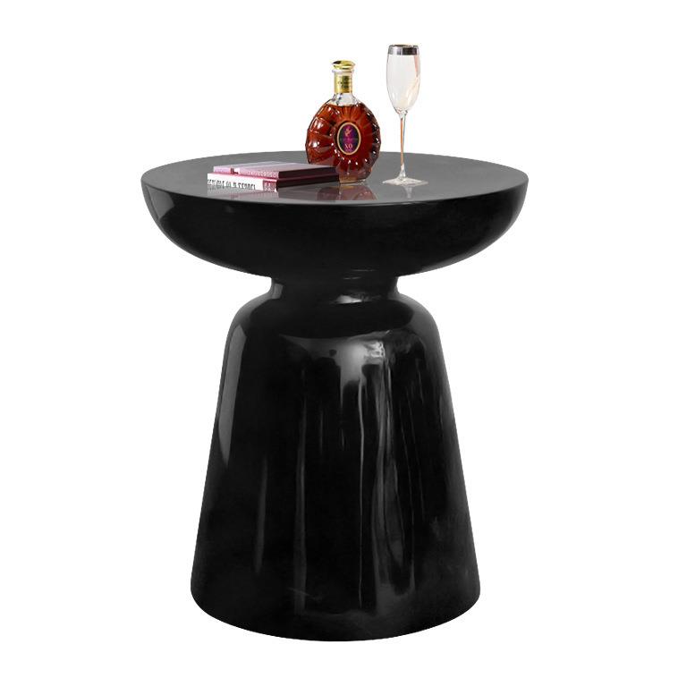 北欧创意边桌异形玻璃钢桌子边几角几玻璃钢客厅茶几简约磨菇凳