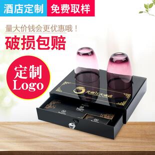 亚克力酒店牙具收纳盒 洗漱用品整理盒 卫生间易耗品盒抽屉盒