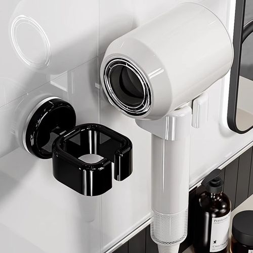 懒人电吹风机置物架家用壁挂式y免打孔卫生间浴室风筒支架收纳神