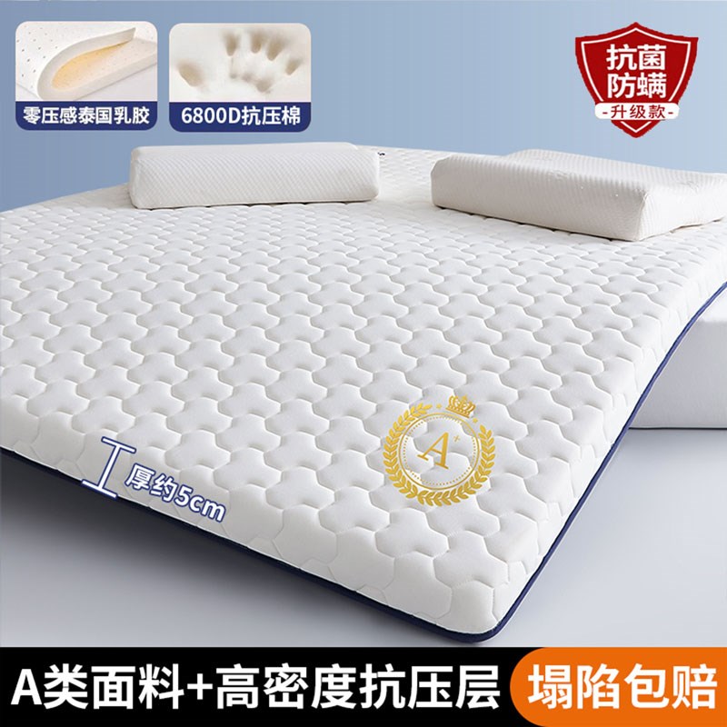 乳胶记忆a棉床垫遮盖物软垫家用卧室宿舍学生单人榻榻米海绵褥垫