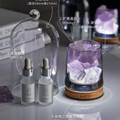 白茶肆季 室内香氛扩香石石清新助眠礼物无火香薰精油小夜灯晶新年