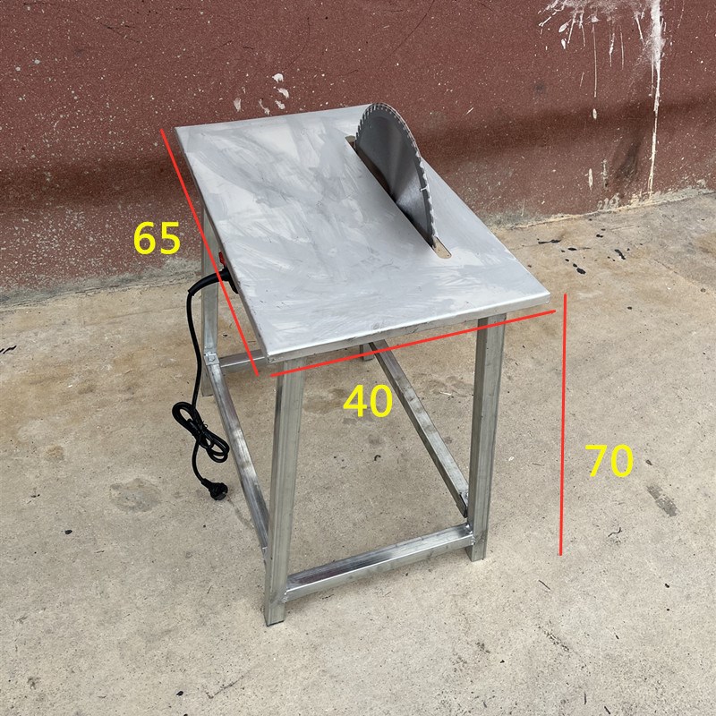 新款家用一e体推台锯锯柴机锯木机工地电锯圆盘锯切木头带电机220