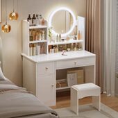 网红柜子化妆桌小户型简约现代多功能带梳妆台卧室简易化妆镜新款