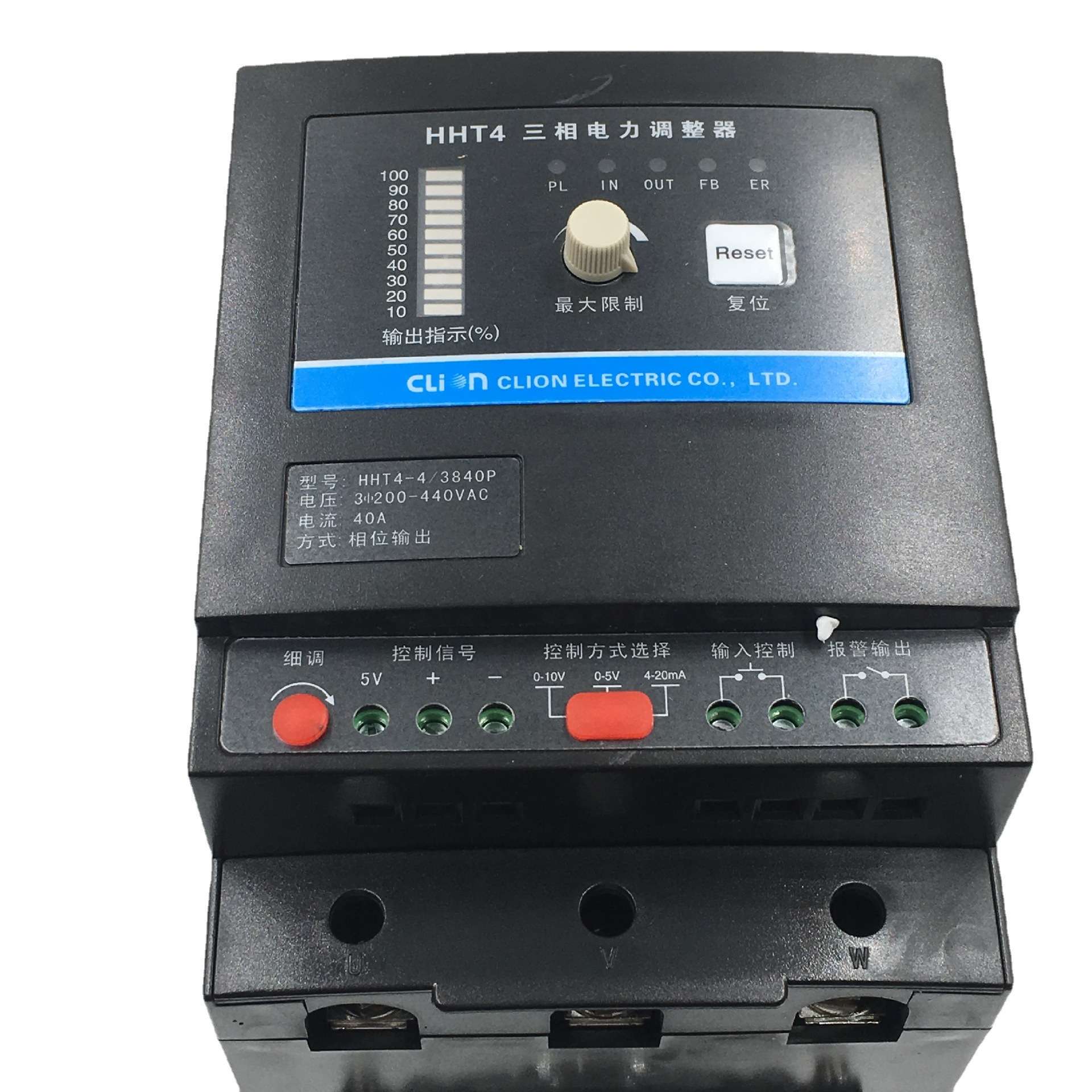 NNC欣大SCR-40A三相电力调整器NNT4-4/38 40P交流固态继电器 调压