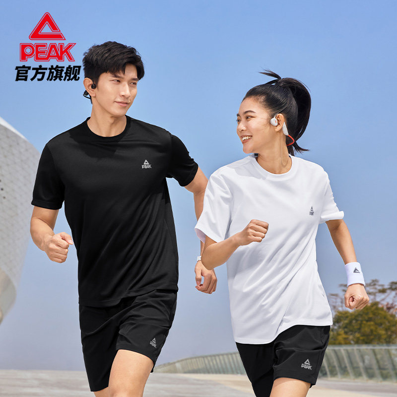 匹克速干短袖男女款运动套装2026夏季薄款情侣运动服宽松舒适透气