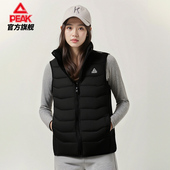 匹克官方正品 马甲保暖秋冬立领弹力时尚 百搭休闲字母印花马甲男