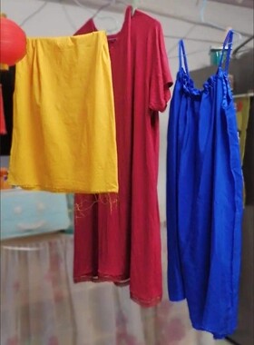人造棉布料纯色绵绸 夏季宝宝布睡衣连衣裙纯棉服装面料里布内衬
