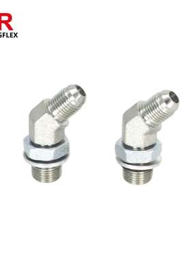 SAE070320 ms51528 6802 45度弯美制JIC外螺纹SAE带O形圈1JO4-OG