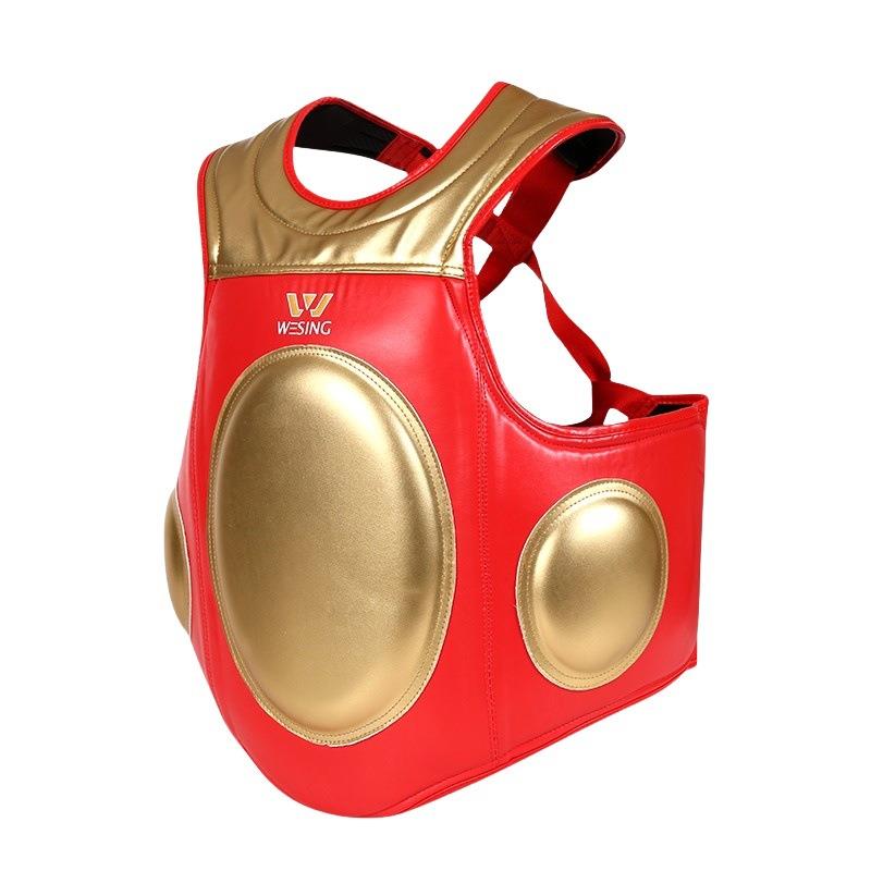 拳击散打护胸比赛护身格斗搏击武术成人护胸男女儿童防护护具
