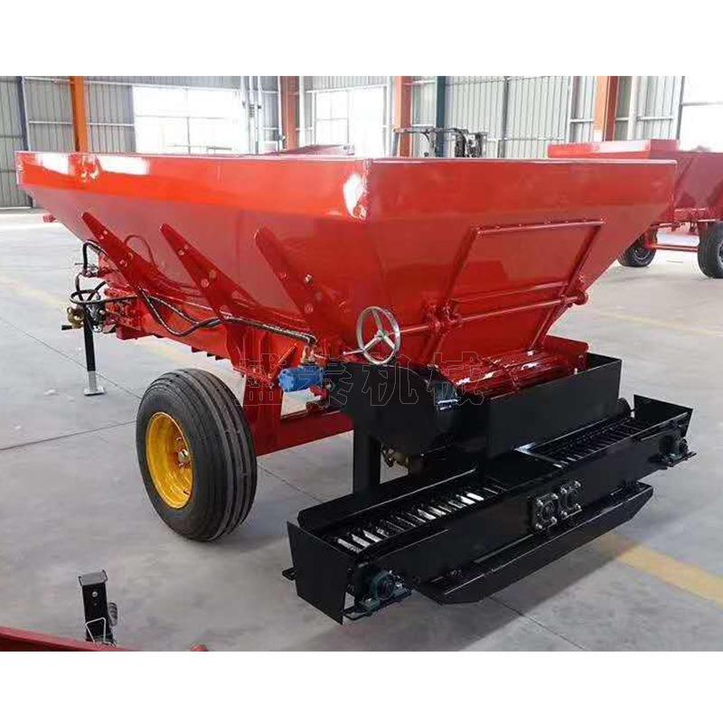 全自动撒粪车干湿粪颗粒大面积抛粪机农用撒肥车果园三轮撒粪车