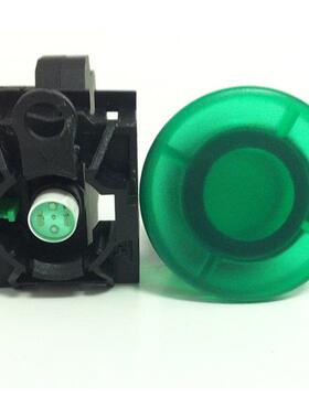 天逸LA42MSD-10圆形蘑菇头MSD自锁/MD自复位带灯按钮常开按钮开关