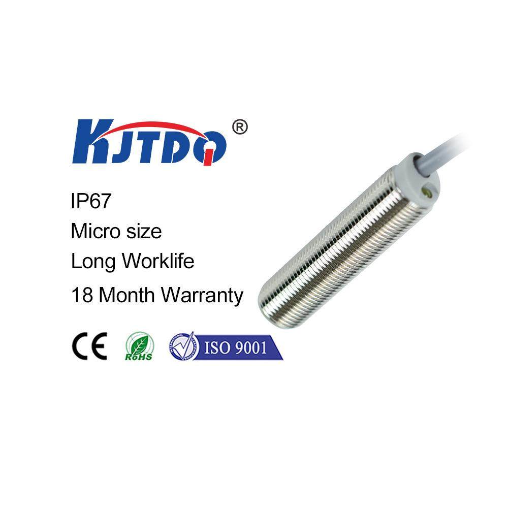 【M12-2mm】凯基特电感式接近开关J12M-N 交流直流可选齐平安装