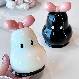 牙签盒2024新款 轻奢高级牙签筒创意可爱牙线收纳U盒家用牙签罐商